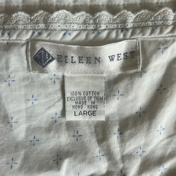 Eileen West Long Sleeve Cotton Nightgown - Picture 7 of 12